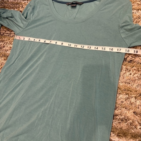 Free Fly Women's Large Top Teal Long Sleeve Viscose Bamboo - Picture 9 of 12